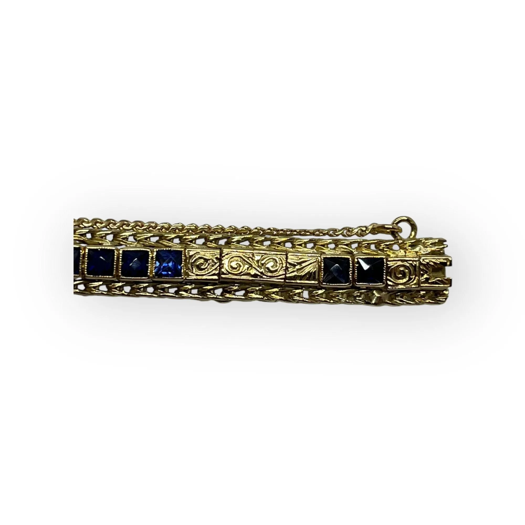 Bracelet spinelles bleus sold by 58 Facettes product image thumbnail 5