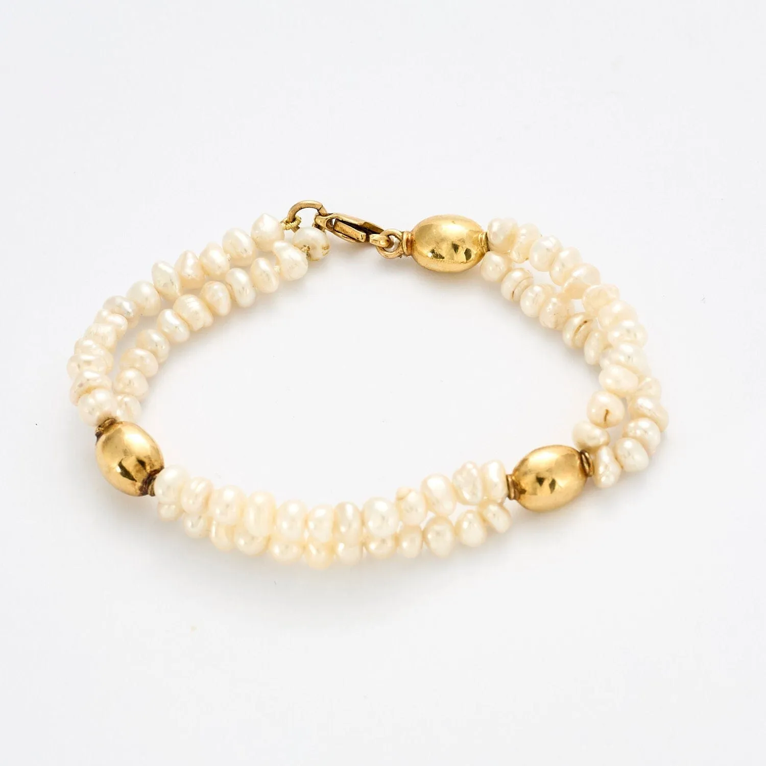 Bracelet or jaune perles baroques sold by 58 Facettes product image thumbnail 5