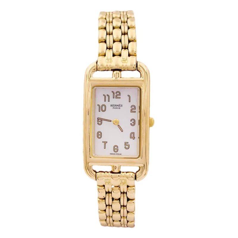 Montre Hermès, "Cape Cod Nantucket", or jaune. sold by 58 Facettes
