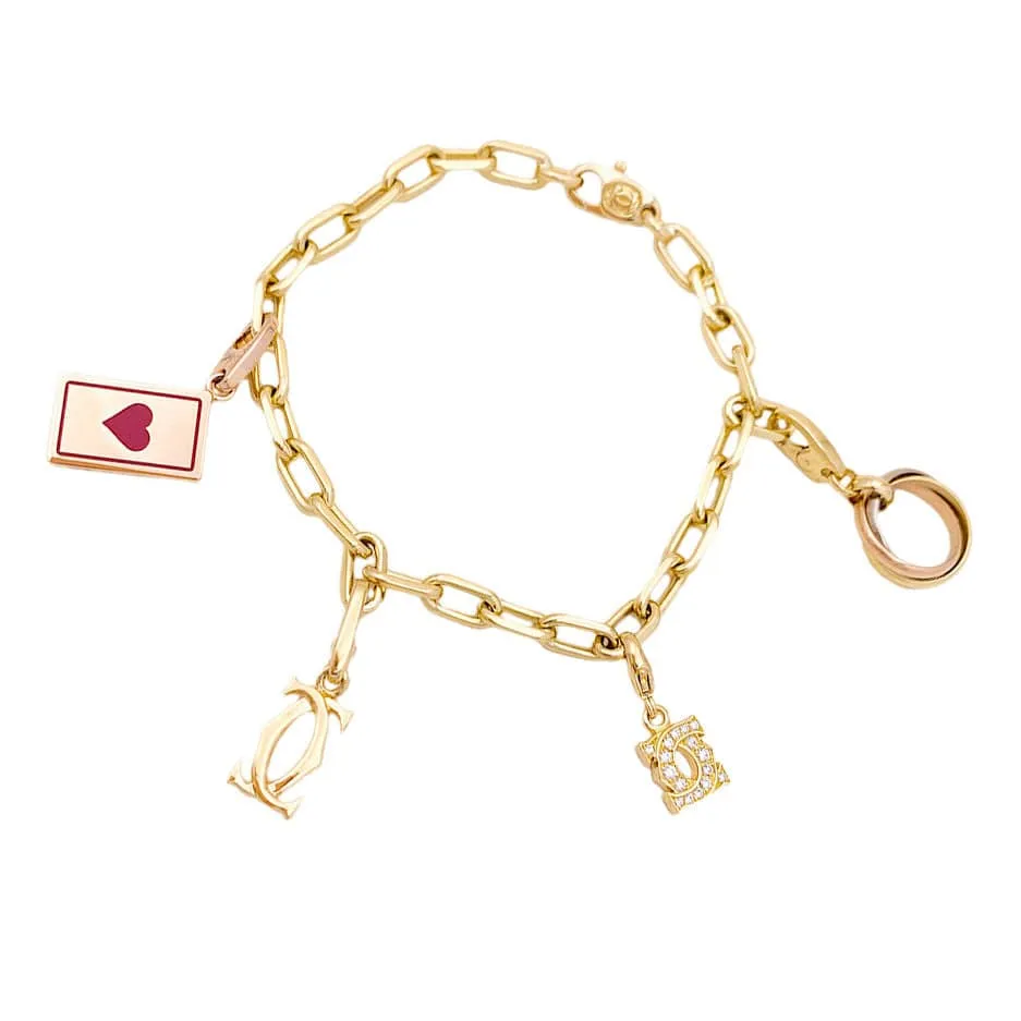 Bracelet Cartier breloques. sold by 58 Facettes product image thumbnail 2