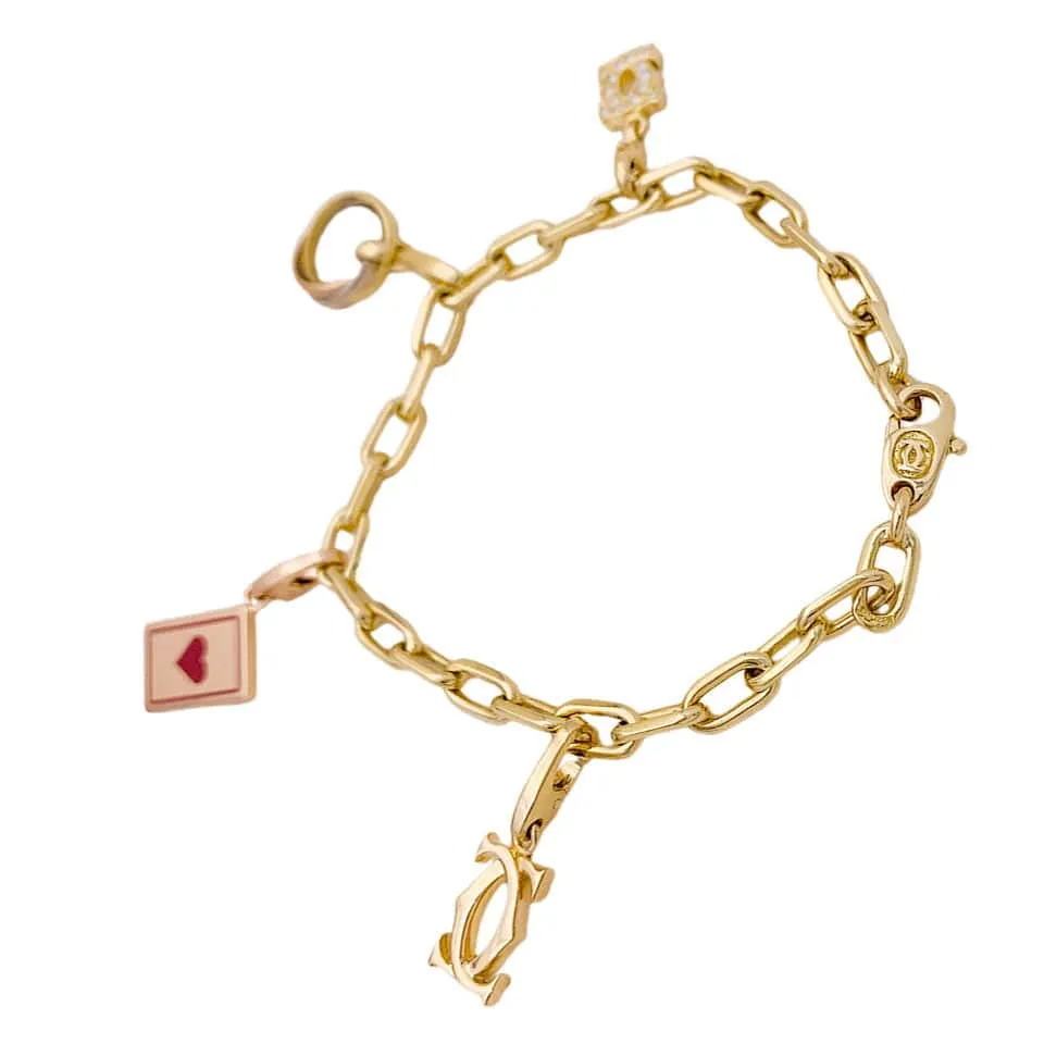 Bracelet Cartier breloques. sold by 58 Facettes product image thumbnail 3