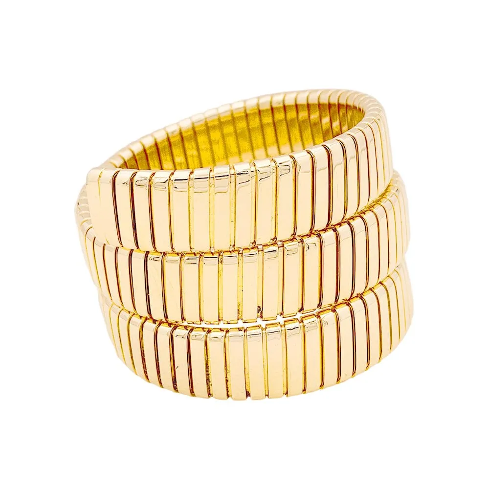Bracelet Bulgari, "Tubogas", or jaune. sold by 58 Facettes product image thumbnail 5