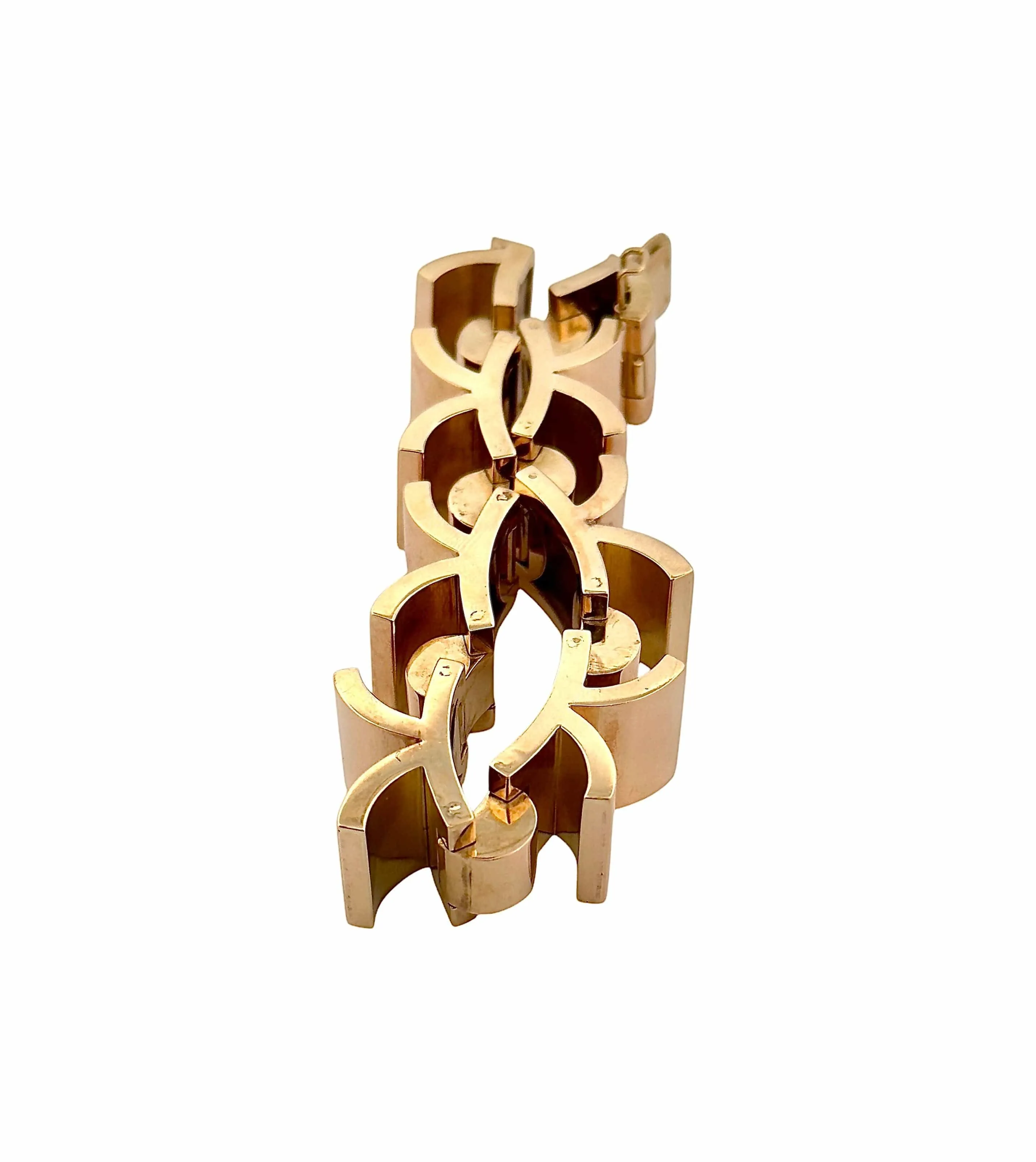 Bracelet Tank vintage or jaune sold by 58 Facettes product image thumbnail 2