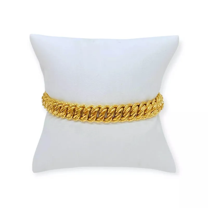 Bracelet maille américaine or jaune sold by 58 Facettes