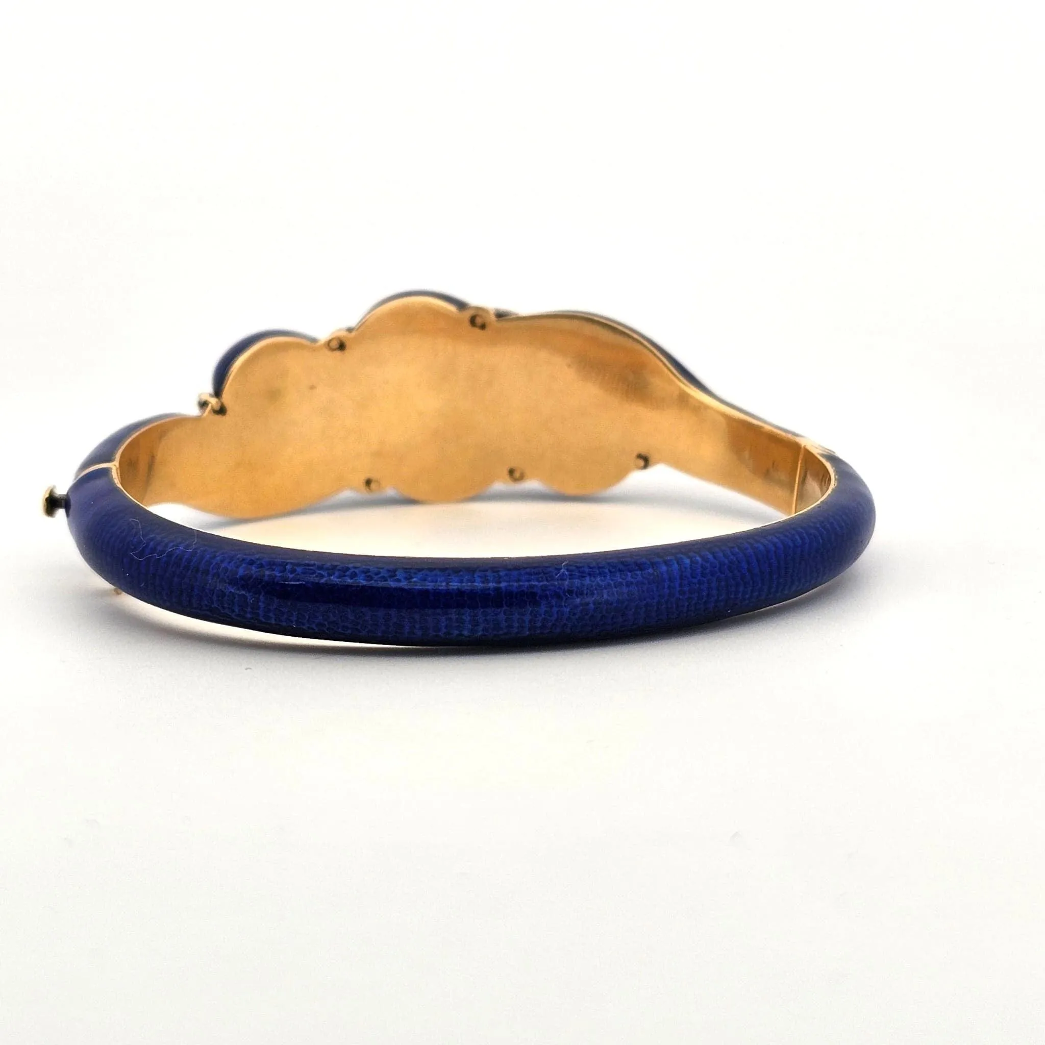 Bracelet or jaune diamants et émail sold by 58 Facettes product image thumbnail 2