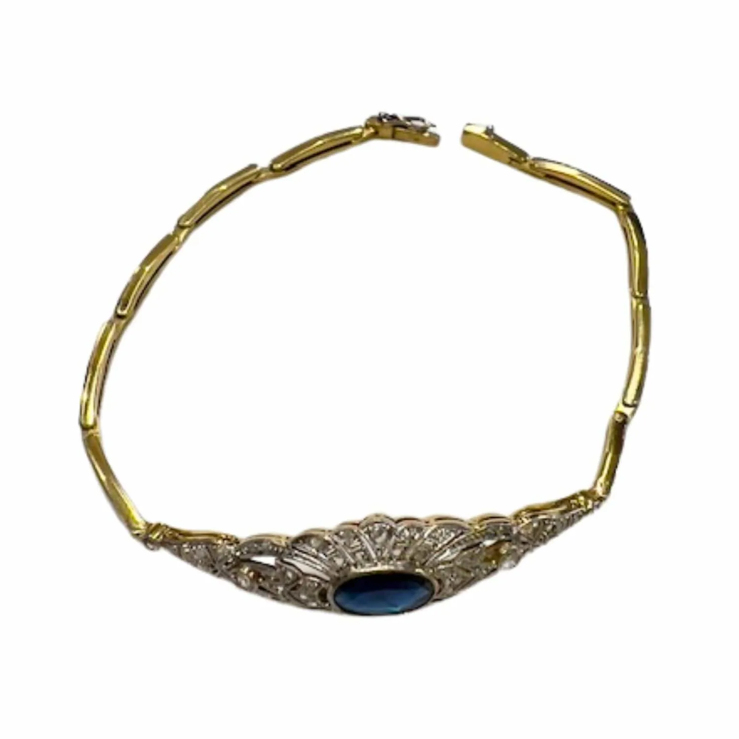 Bracelet Art Déco saphir diamants sold by 58 Facettes product image thumbnail 4