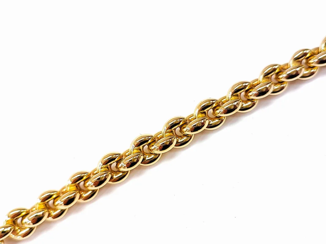 Bracelet maille ronde or jaune sold by 58 Facettes
