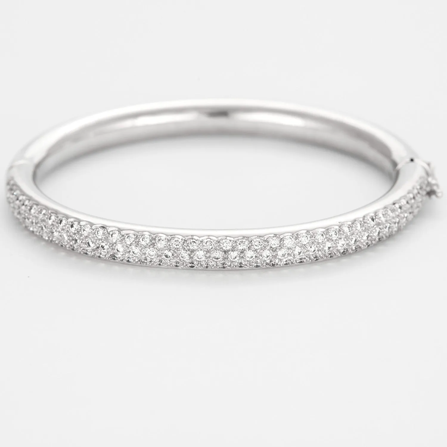 Bracelet jonc Or blanc et Diamants sold by 58 Facettes product image thumbnail 3