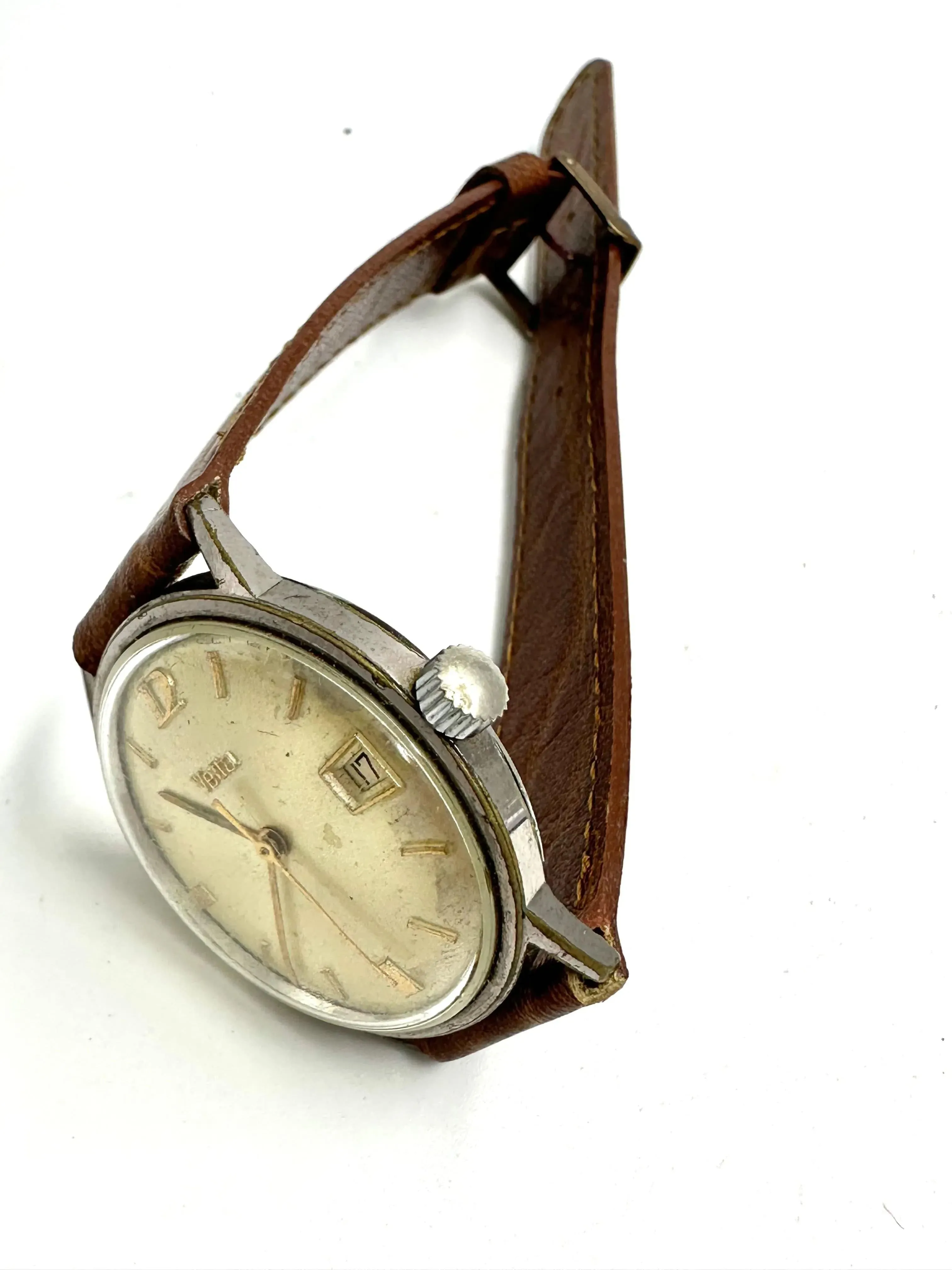 Vetta - Montre bracelet automatique vintage années 1960, 36 mm sold by 58 Facettes product image thumbnail 5