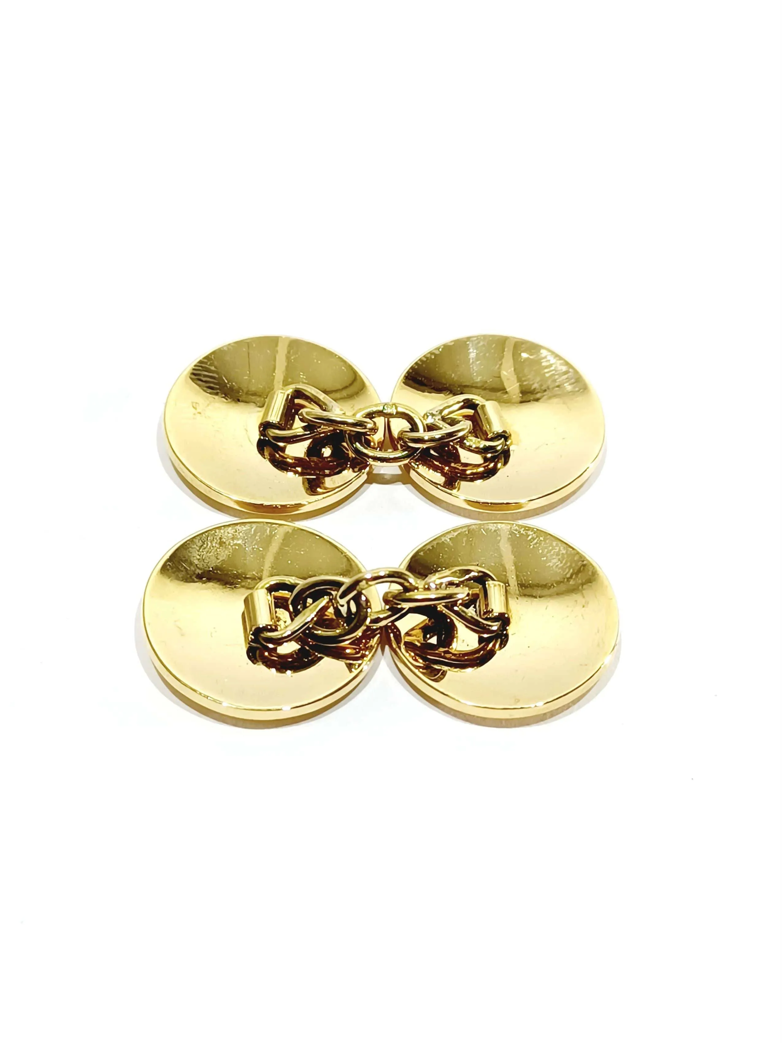 Paire de boutons de manchettes en or rose sold by 58 Facettes product image thumbnail 3