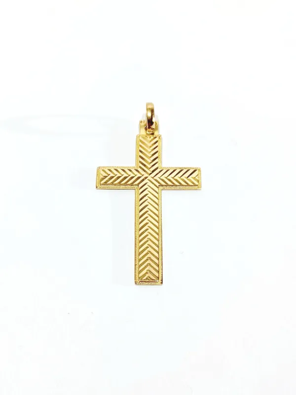 Croix en or rose sold by 58 Facettes