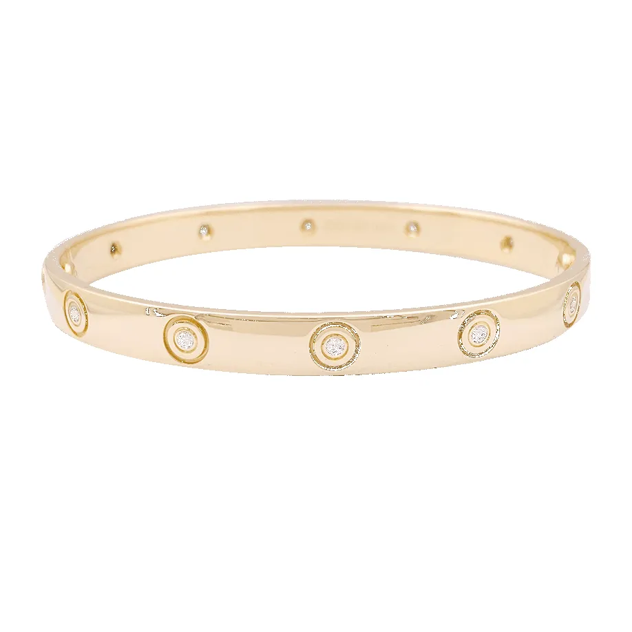 Bracelet Cartier "Love" or jaune, diamants. sold by 58 Facettes product image thumbnail 3
