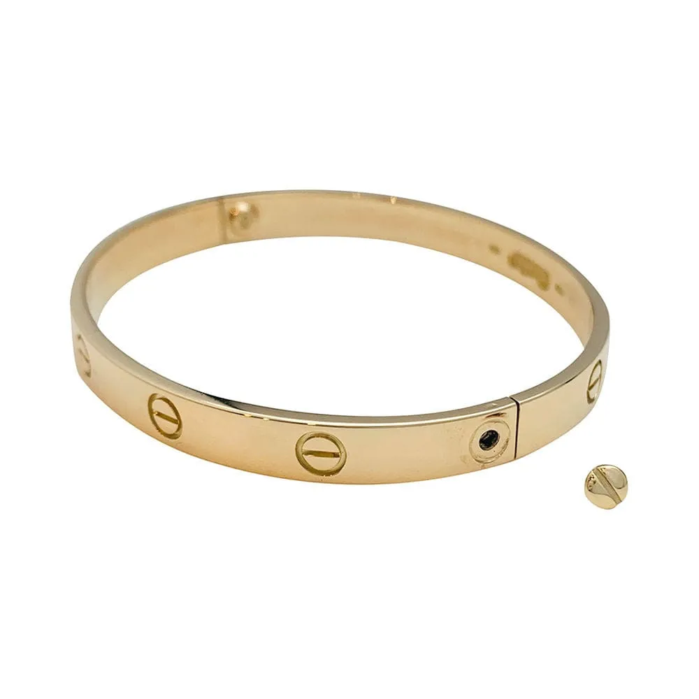 Bracelet Cartier, "Love", or jaune. sold by 58 Facettes product image thumbnail 2