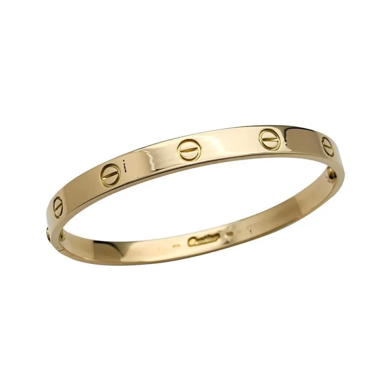 Bracelet Cartier, "Love", or jaune. sold by 58 Facettes