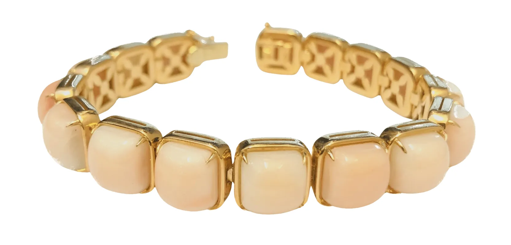 Bracelet or et corail sold by 58 Facettes