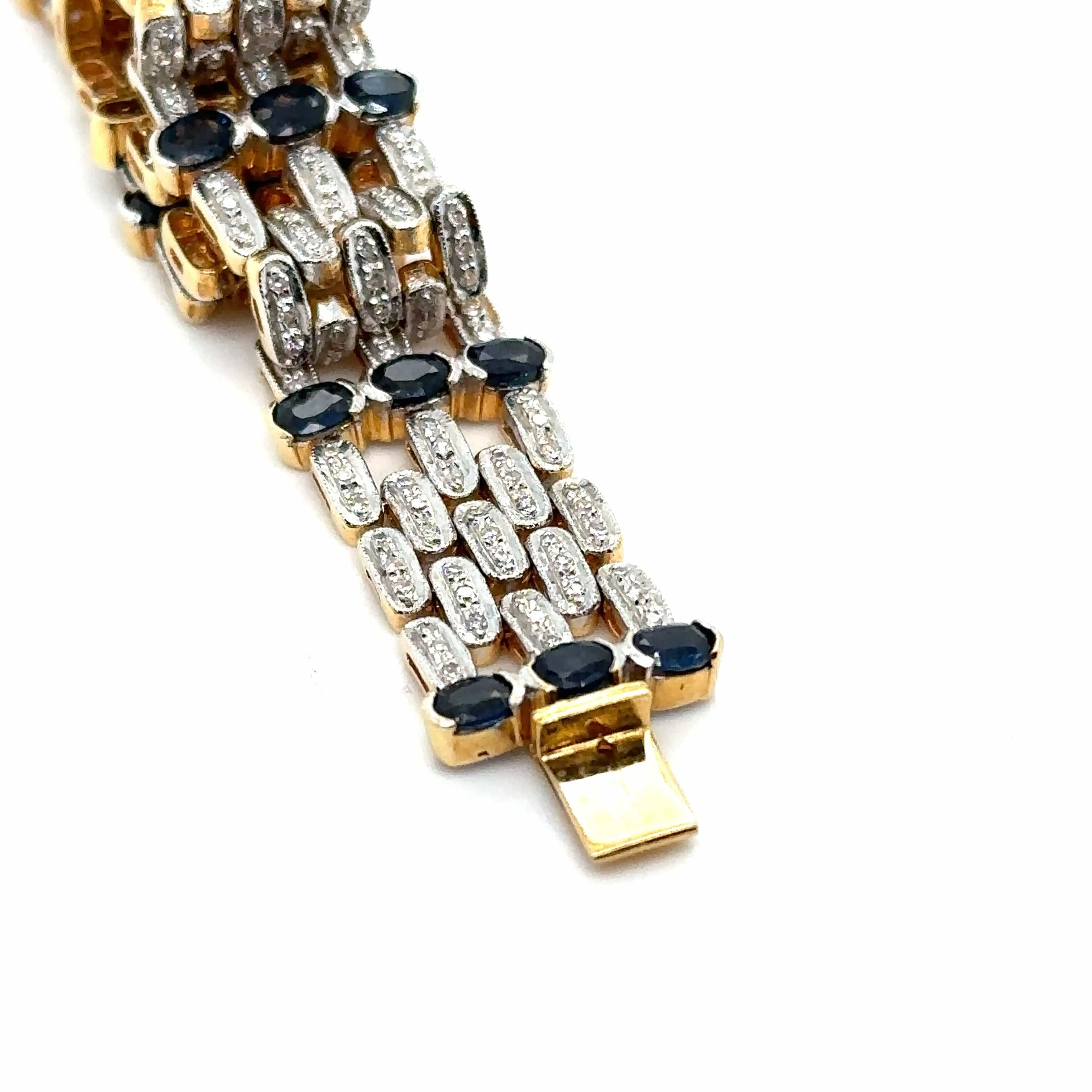 Bracelet or saphirs diamants sold by 58 Facettes product image thumbnail 5