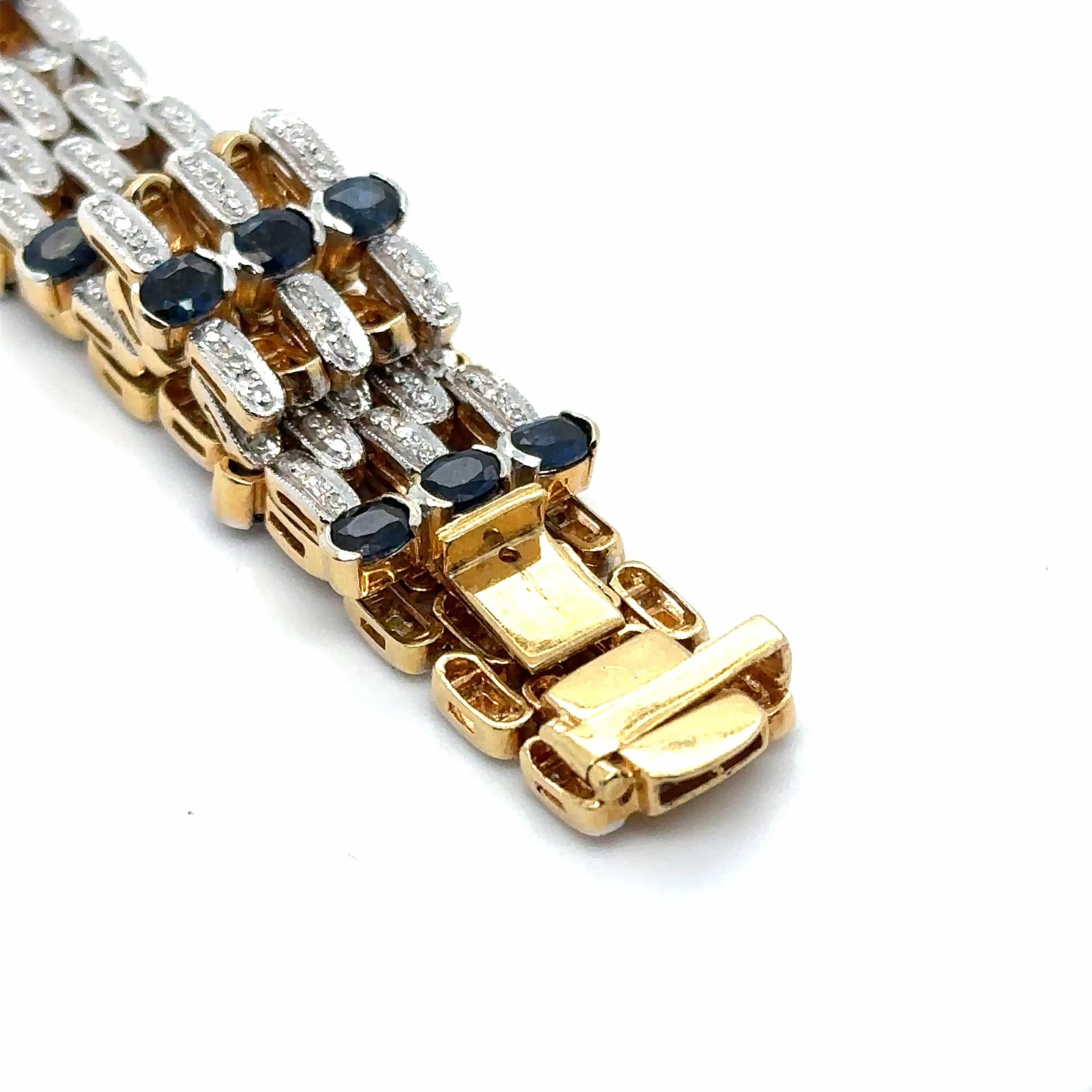 Bracelet or saphirs diamants sold by 58 Facettes product image thumbnail 4