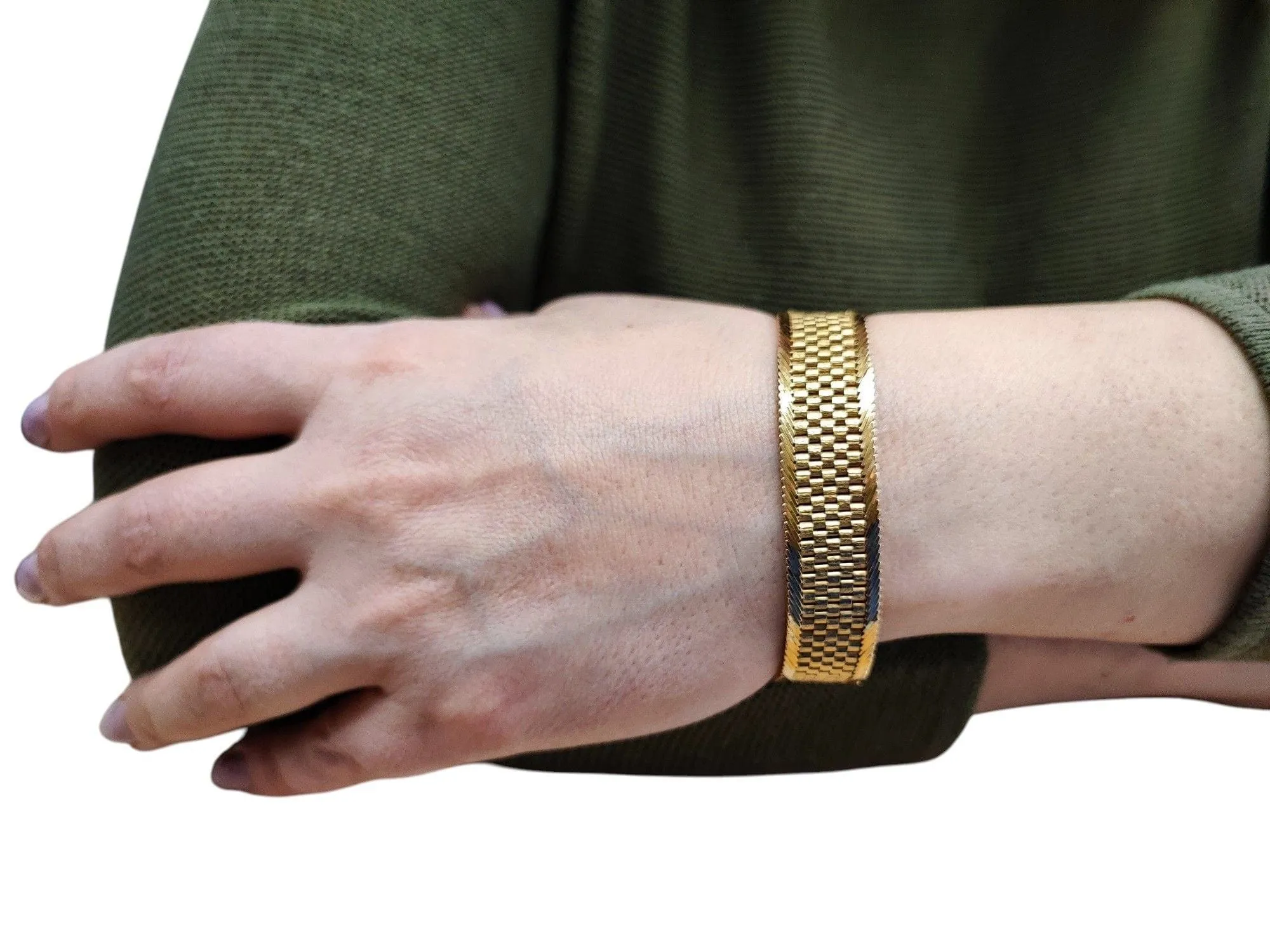 Bracelet ruban plat or jaune sold by 58 Facettes product image thumbnail 2