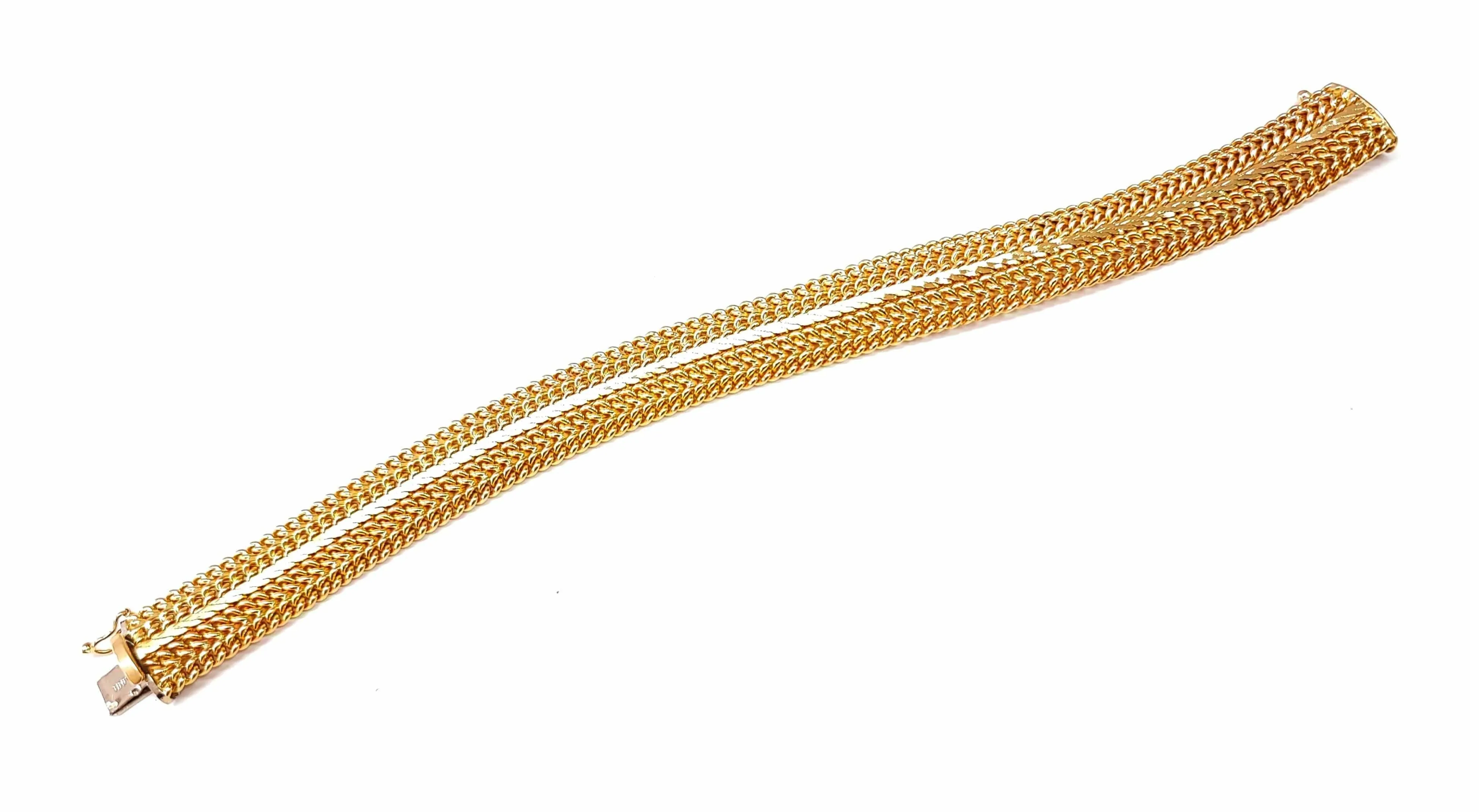Bracelet ruban en or jaune 18 carats sold by 58 Facettes product image thumbnail 3