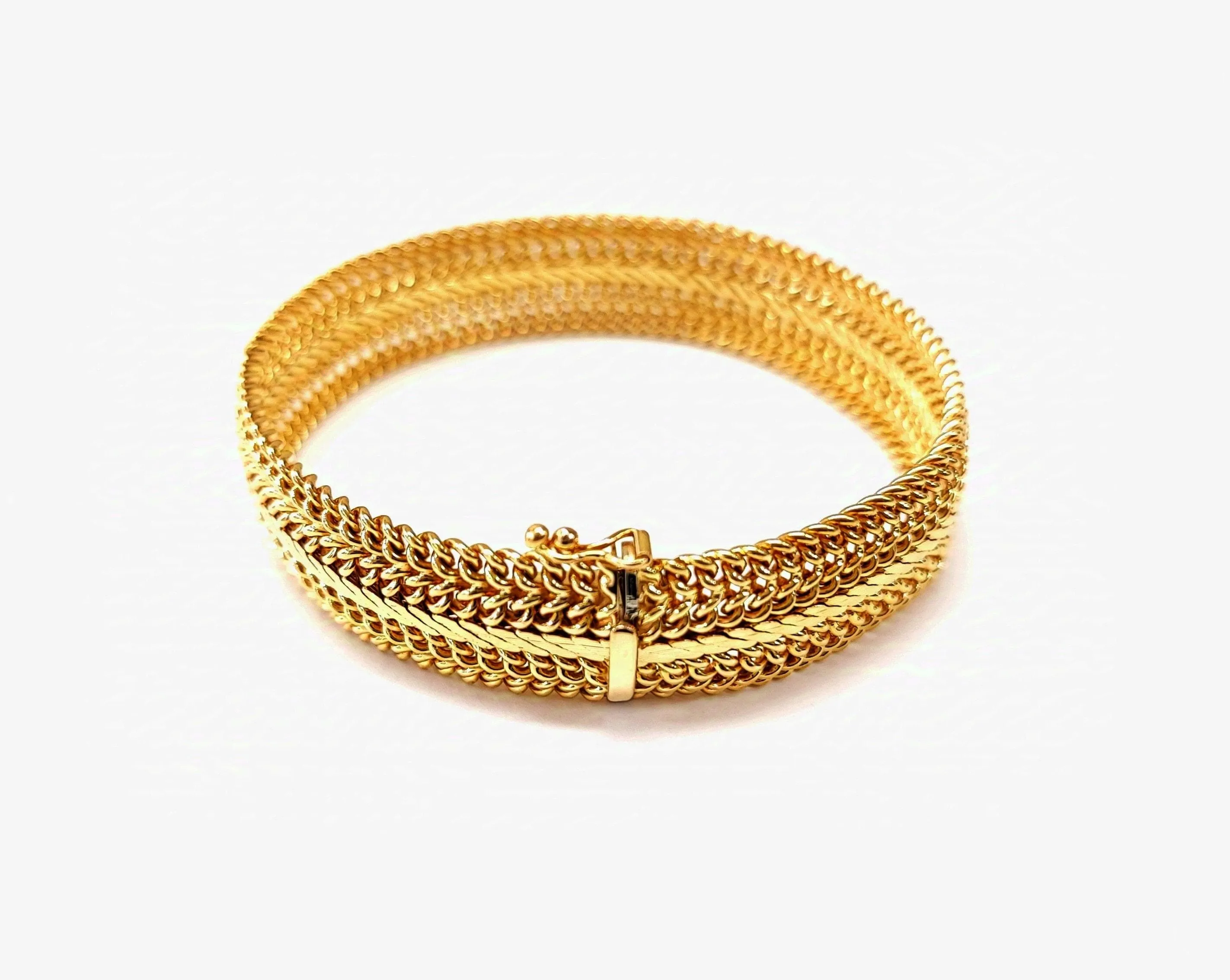 Bracelet ruban en or jaune 18 carats sold by 58 Facettes product image thumbnail 4