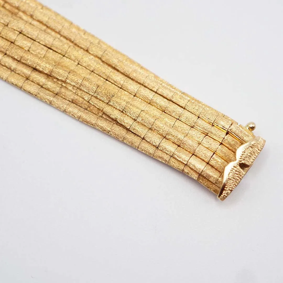 Bracelet multi-rangs en or sold by 58 Facettes product image thumbnail 4
