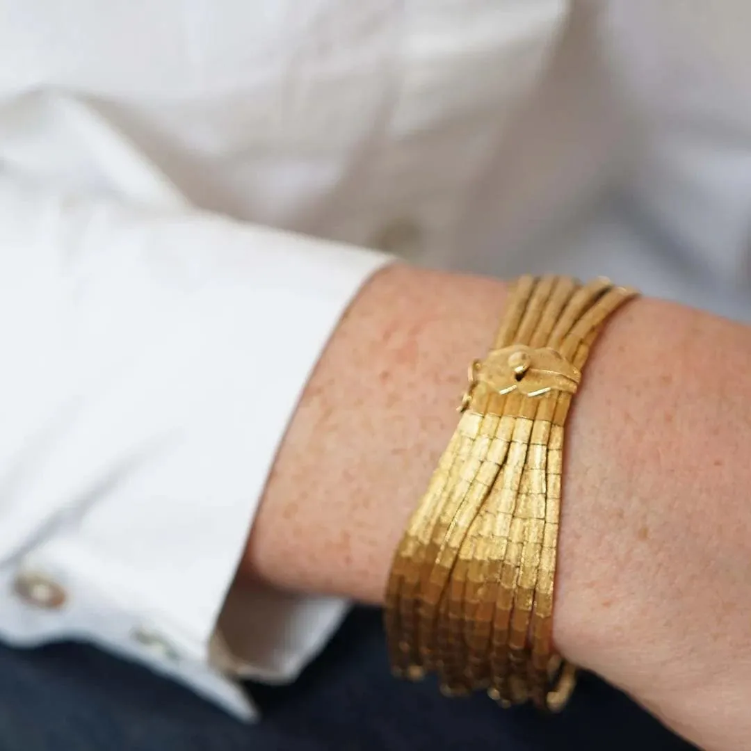 Bracelet multi-rangs en or sold by 58 Facettes product image thumbnail 5