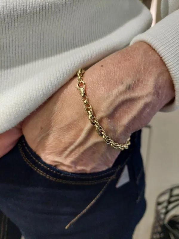 Bracelet maille torsadée sold by 58 Facettes product image thumbnail 2