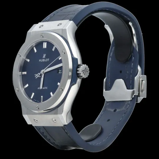 Hublot Montre Classic Fusion 42 Blue sold by 58 Facettes product image thumbnail 3