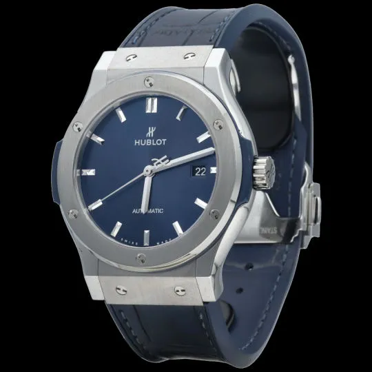 Hublot Montre Classic Fusion 42 Blue sold by 58 Facettes product image thumbnail 2
