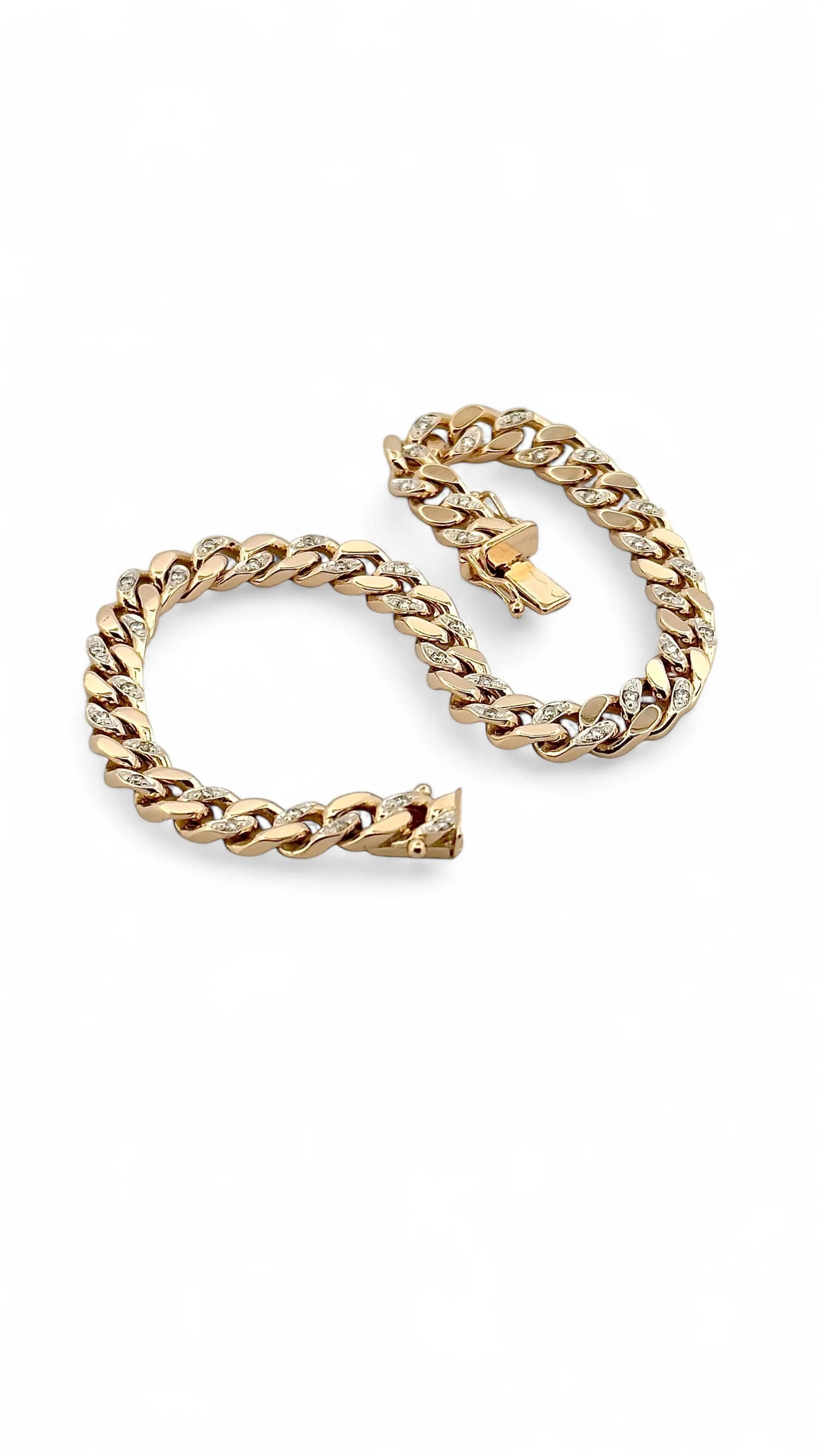 Gourmette or jaune et diamants sold by 58 Facettes product image thumbnail 4