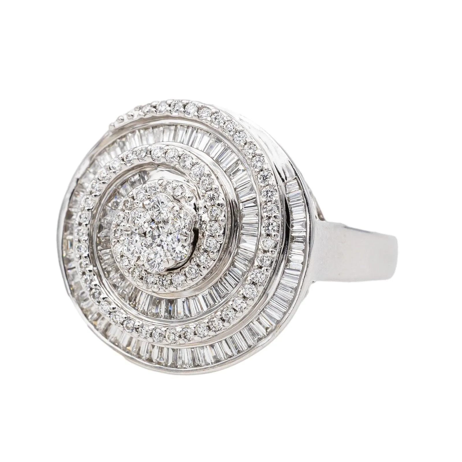 Bague Cocktail Or blanc Diamant sold by 58 Facettes product image thumbnail 3