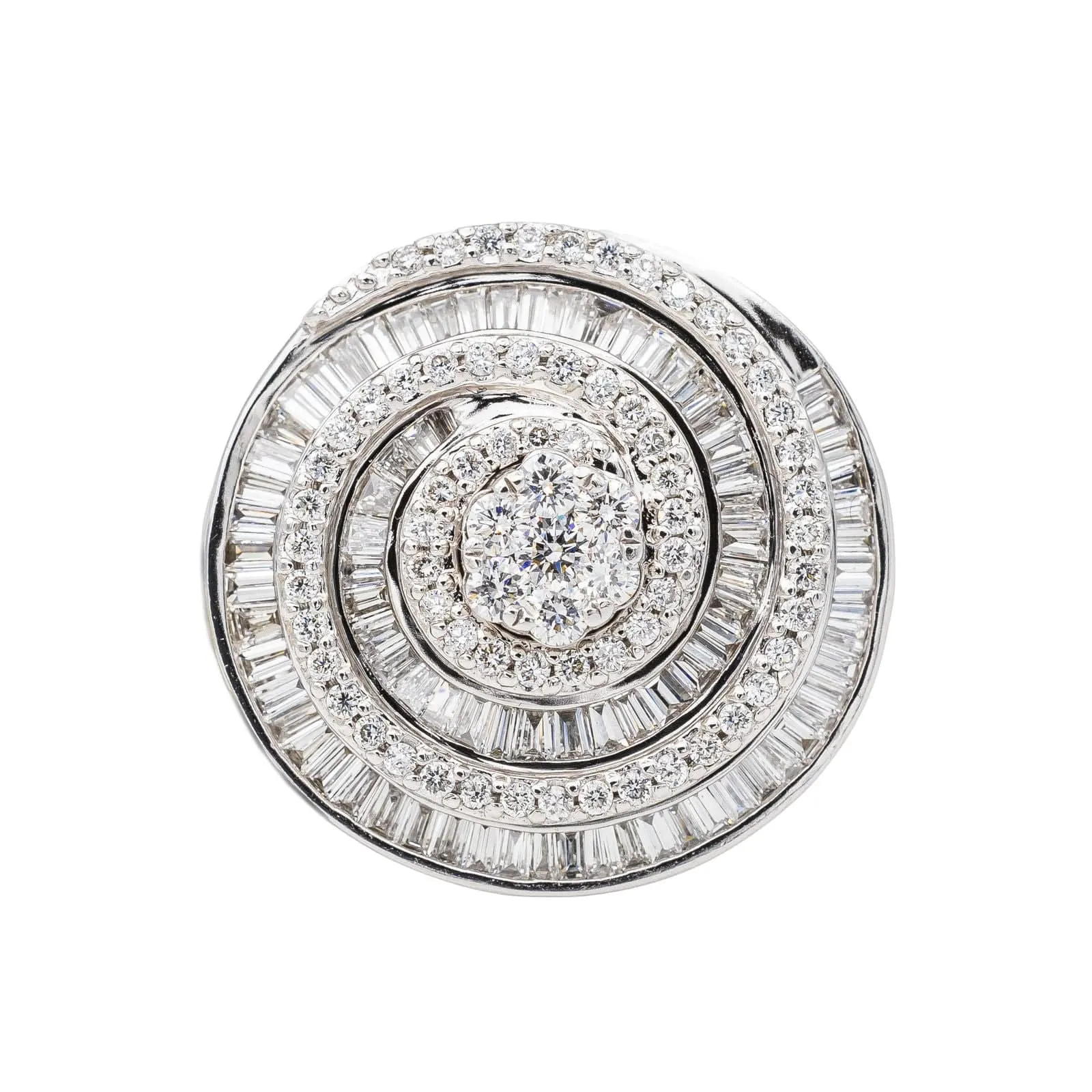 Bague Cocktail Or blanc Diamant sold by 58 Facettes