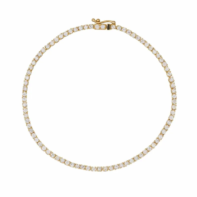 Bracelet Ligne Or jaune Diamant sold by 58 Facettes