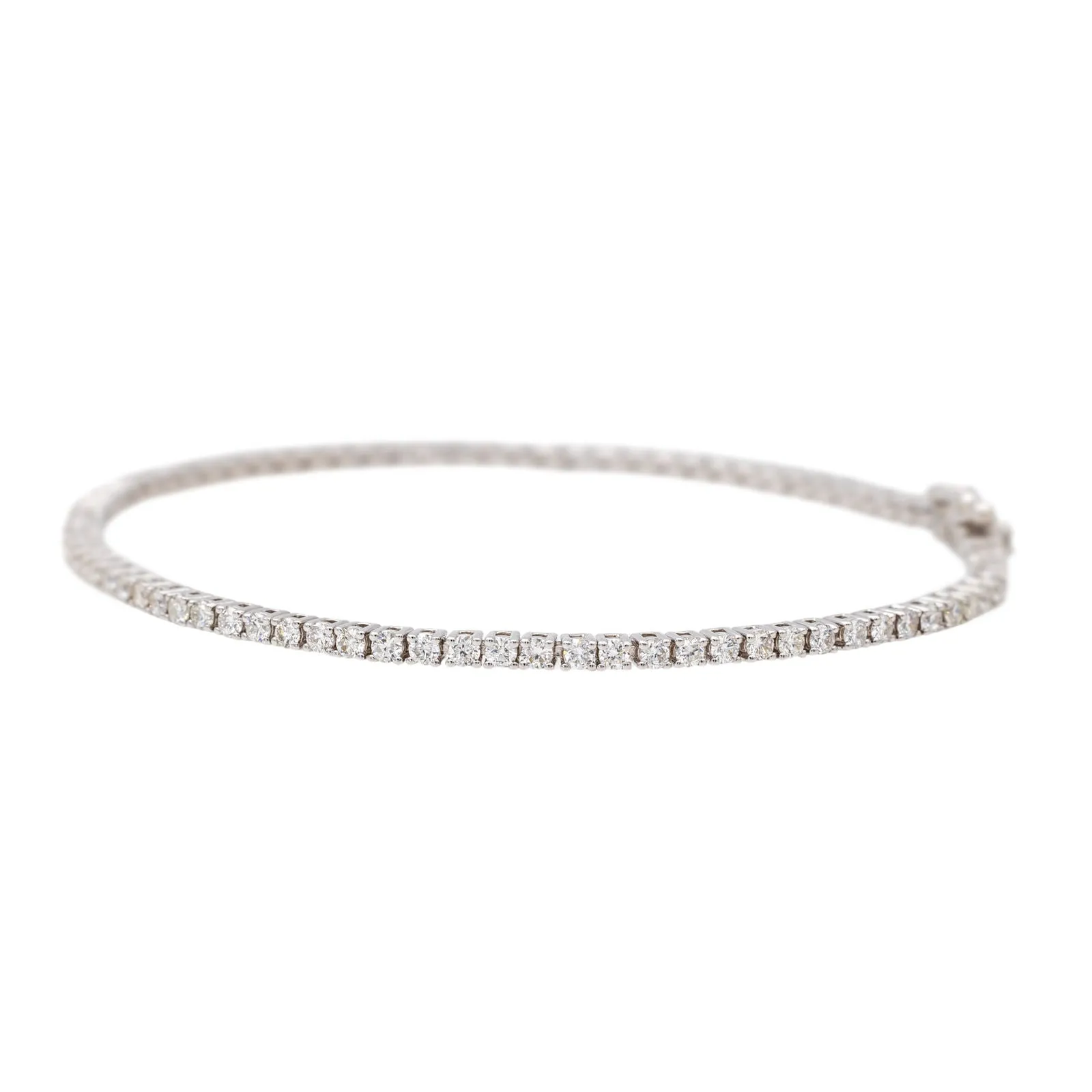 Bracelet Ligne Or blanc Diamant sold by 58 Facettes product image thumbnail 5