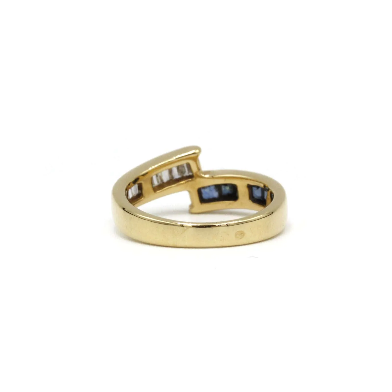 Bague or jaune, saphirs, diamants sold by 58 Facettes product image thumbnail 3