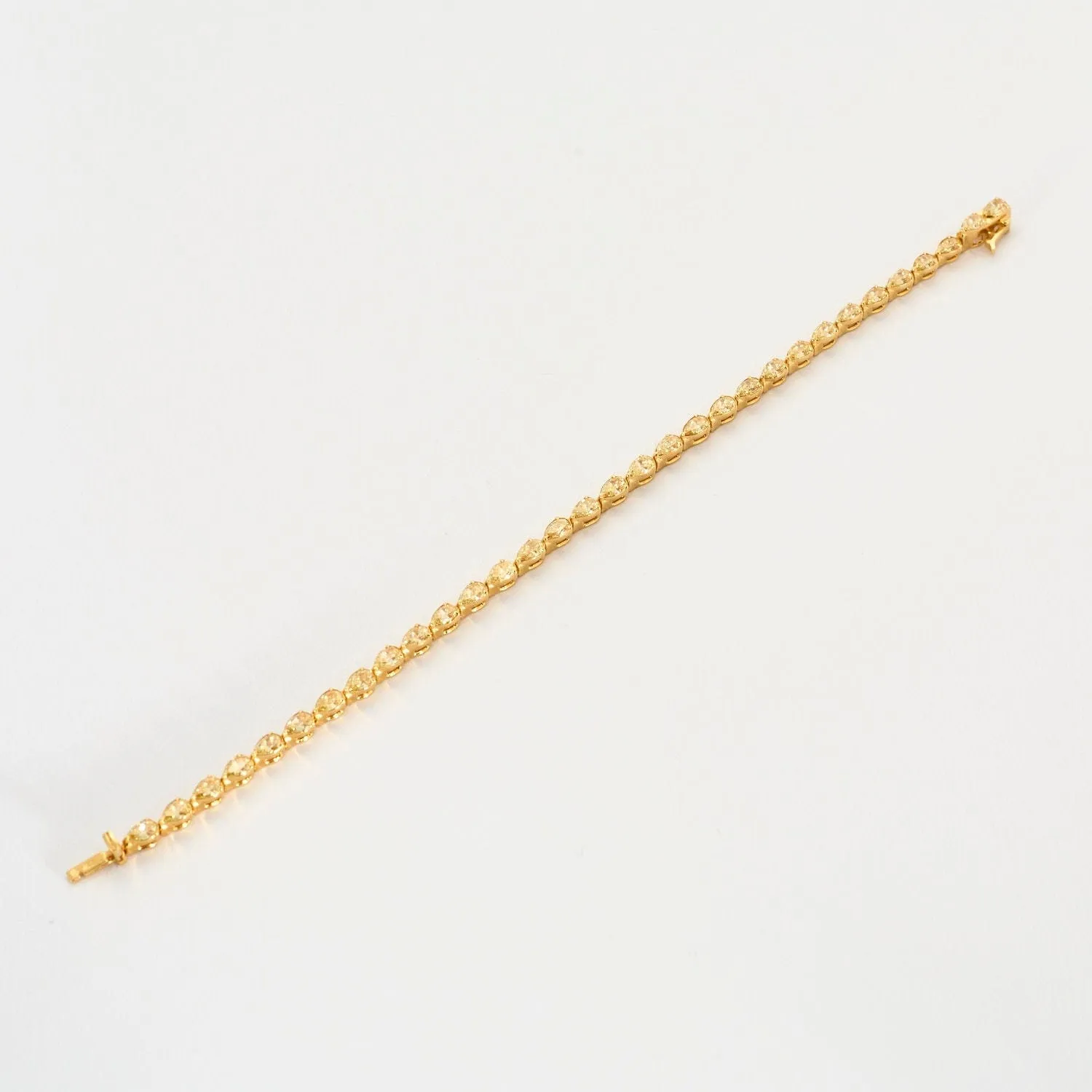 Bracelet Ligne or jaune et diamants jaunes sold by 58 Facettes product image thumbnail 4