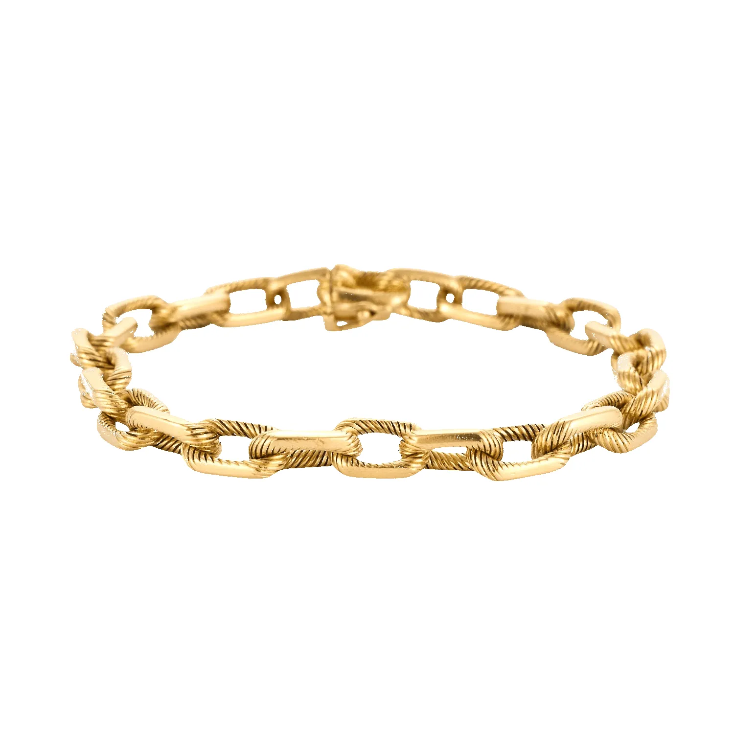 Boucheron - Bracelet vintage deux tons en or jaune 750 sold by 58 Facettes