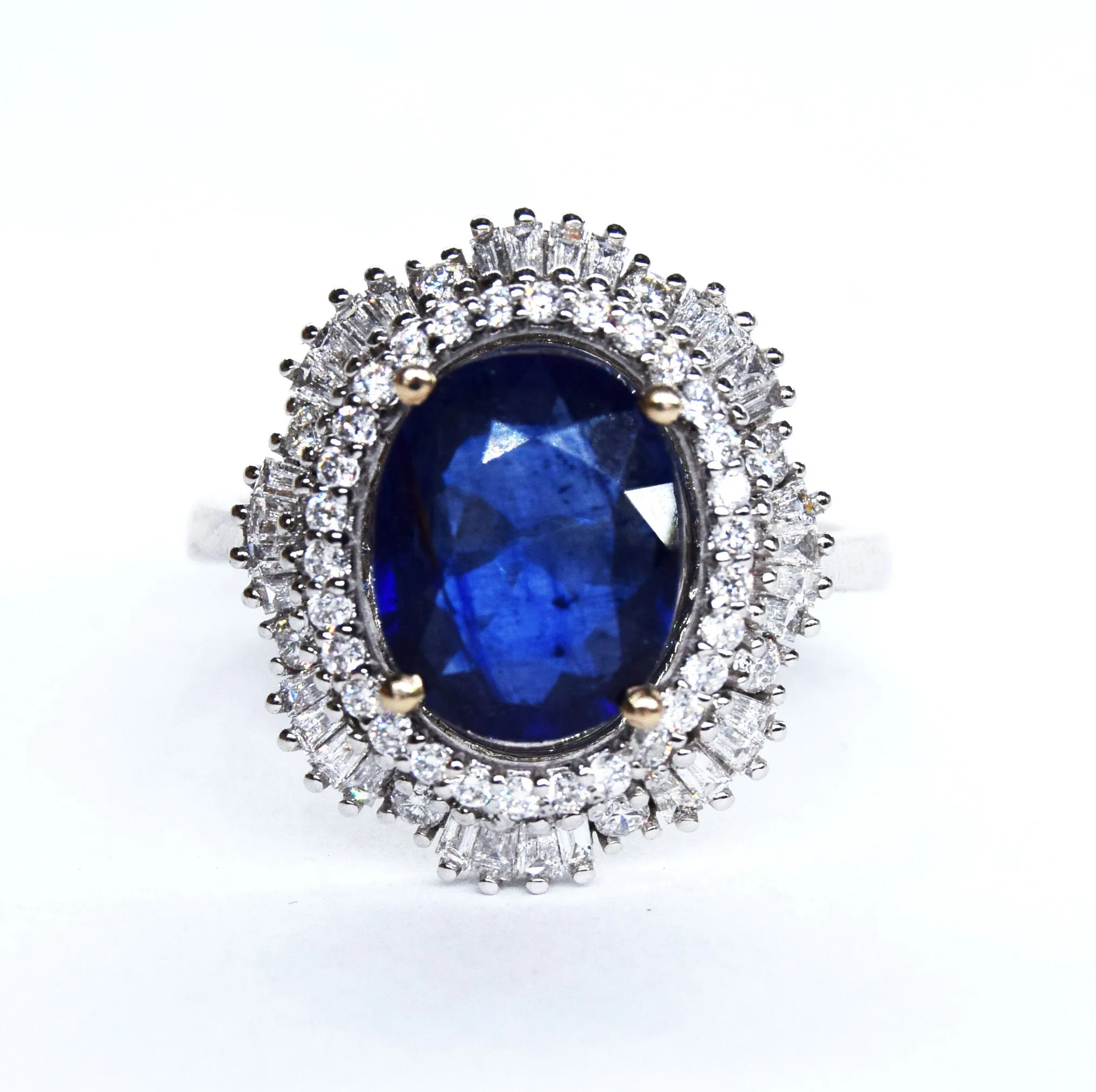 Bague en or avec saphir et diamant sold by 58 Facettes