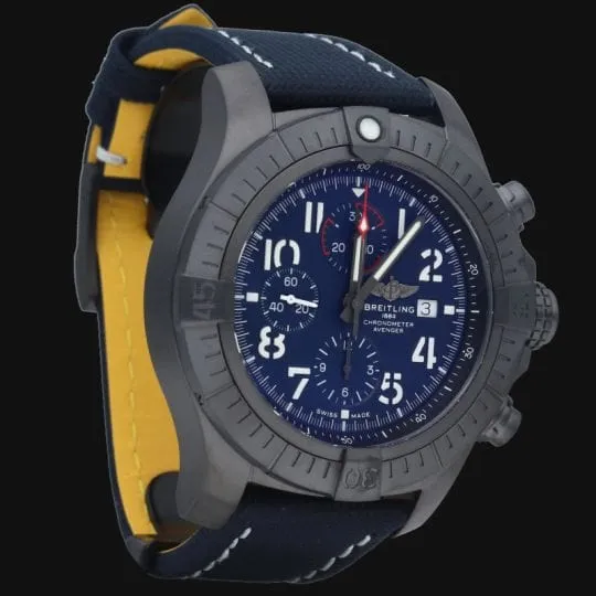 Breitling Montre Super Avenger Chronograph 48 Night Mission sold by 58 Facettes product image thumbnail 5