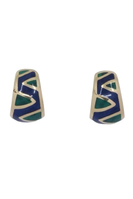 DEMI-CRÉOLES ÉMAILLÉES sold by 58 Facettes