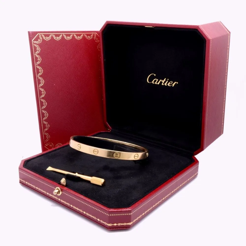 CARTIER - bracelet Love or jaune sold by 58 Facettes product image thumbnail 3