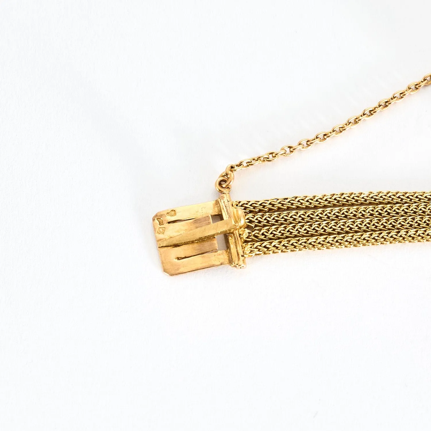 Bracelet Ancien or rose diamants perles sold by 58 Facettes product image thumbnail 3