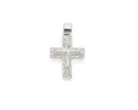 Pendentif croix en or blanc avec diamants sold by 58 Facettes