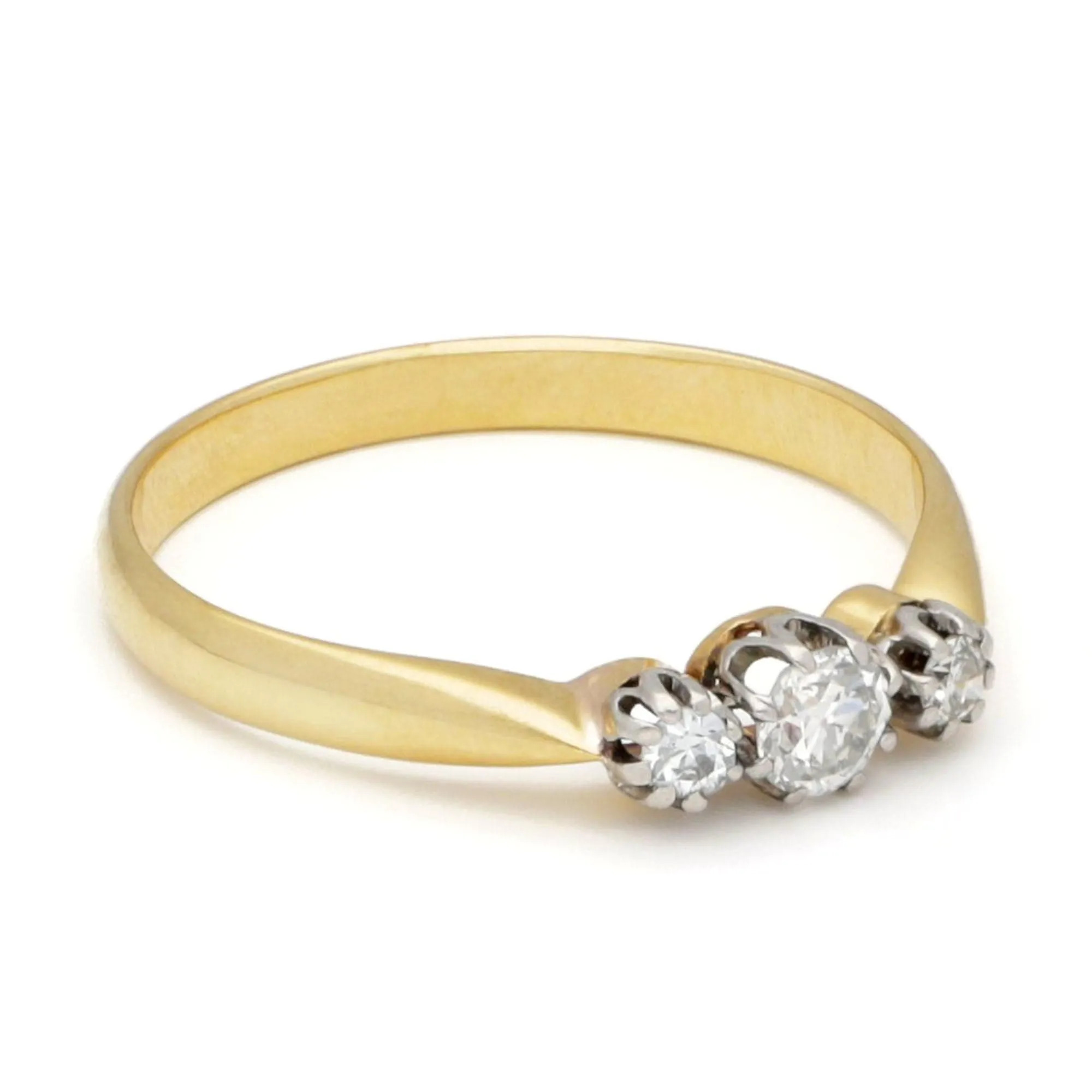 Bague Trilogie en or bicolore et diamants sold by 58 Facettes product image thumbnail 4