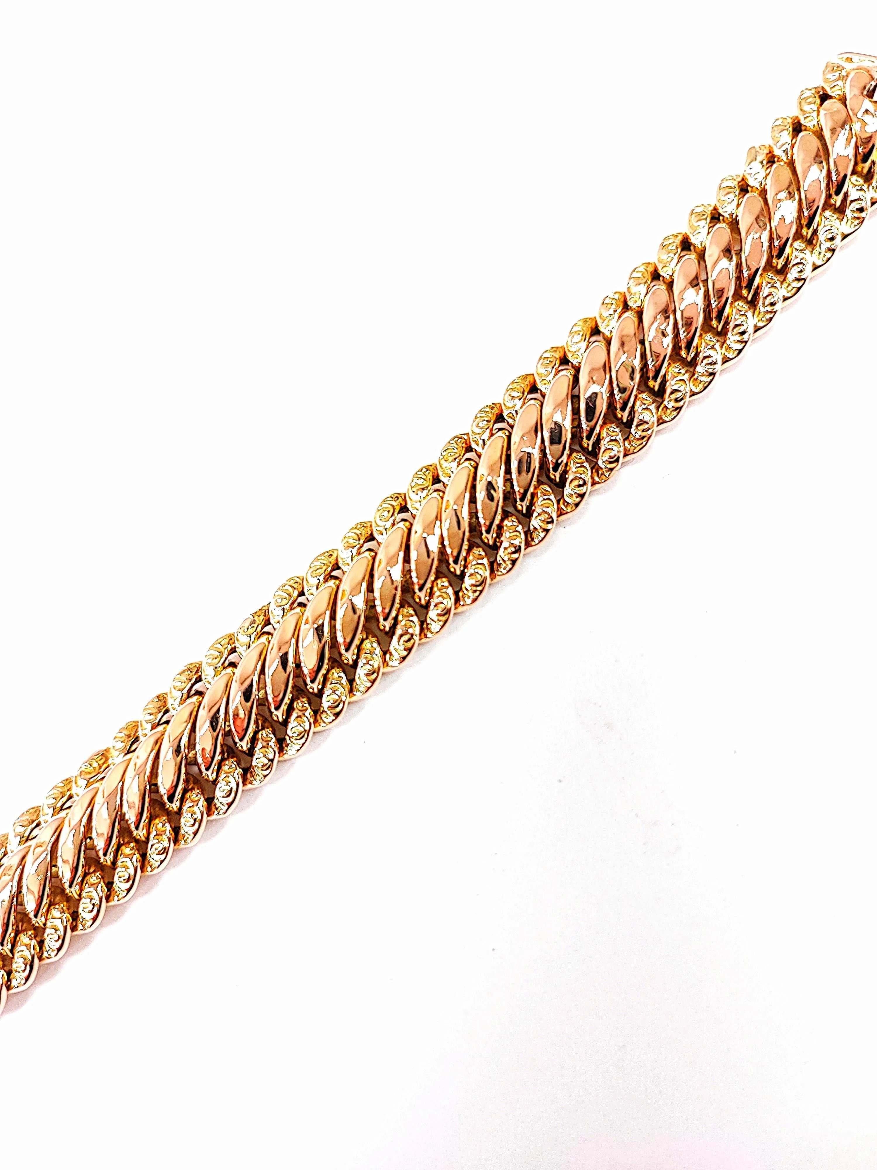 Bracelet maille américaine or jaune sold by 58 Facettes product image thumbnail 4