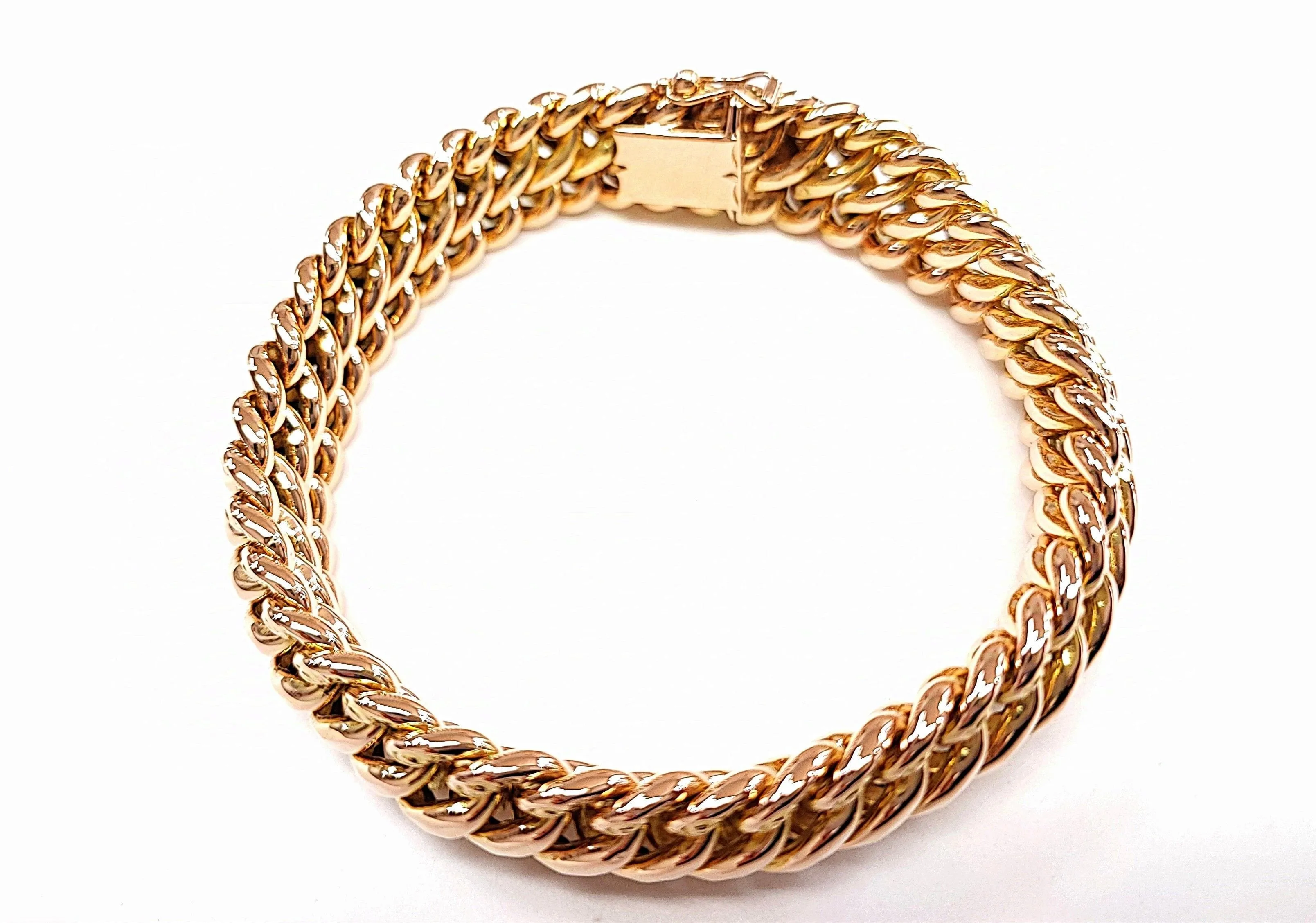 Bracelet maille américaine or jaune sold by 58 Facettes product image thumbnail 5