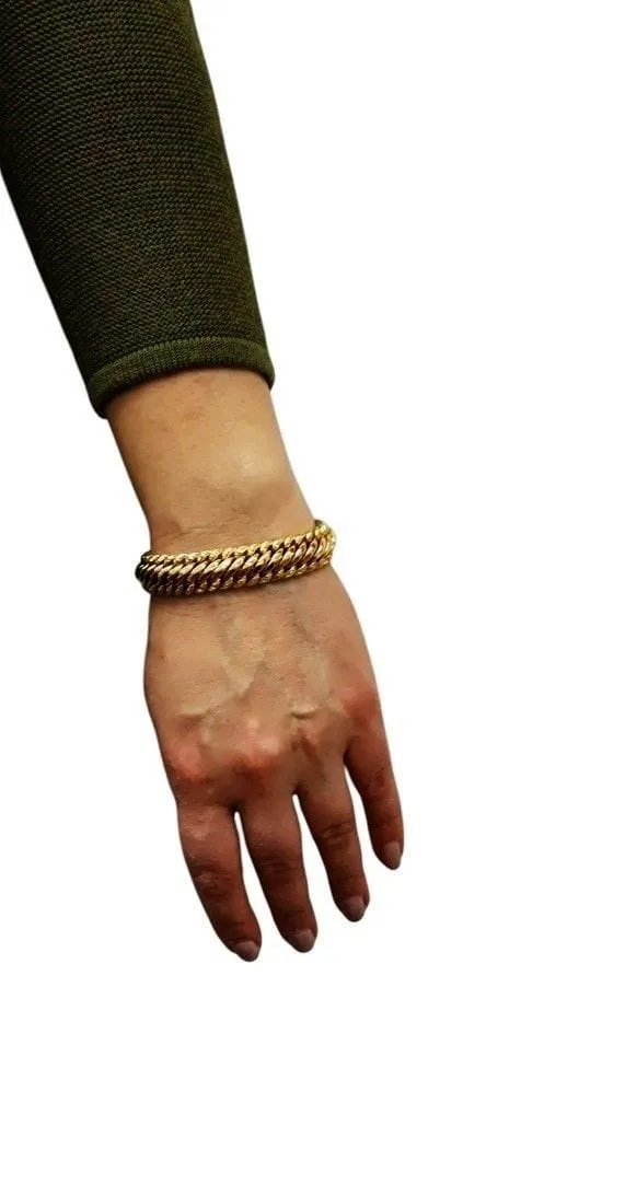 Bracelet maille américaine or jaune sold by 58 Facettes product image thumbnail 3