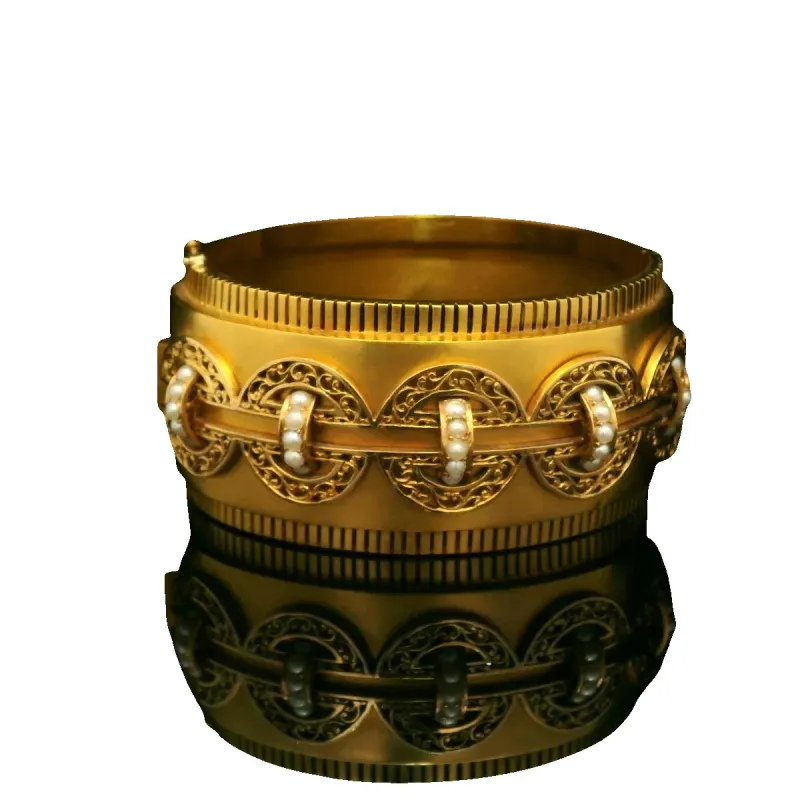 Bracelet jonc en or jaune fin 19e siècle sold by 58 Facettes