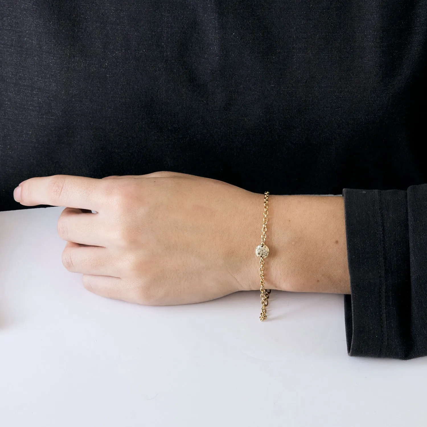 POMELLATO - Sabbia - Bracelet Or rose et Diamants bruns sold by 58 Facettes product image thumbnail 2