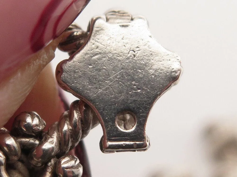 vintage bracelet HERMES noeuds marin 19 cm argent massif 800 sold by 58 Facettes product image thumbnail 5